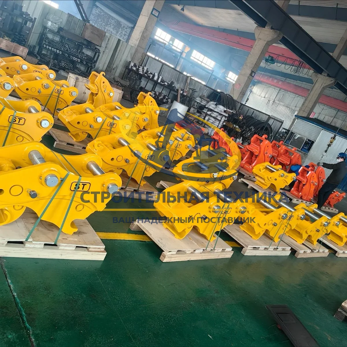 ST30198 — Быстросъемное устройство (квик-каплер гидравлический) на E320 ST