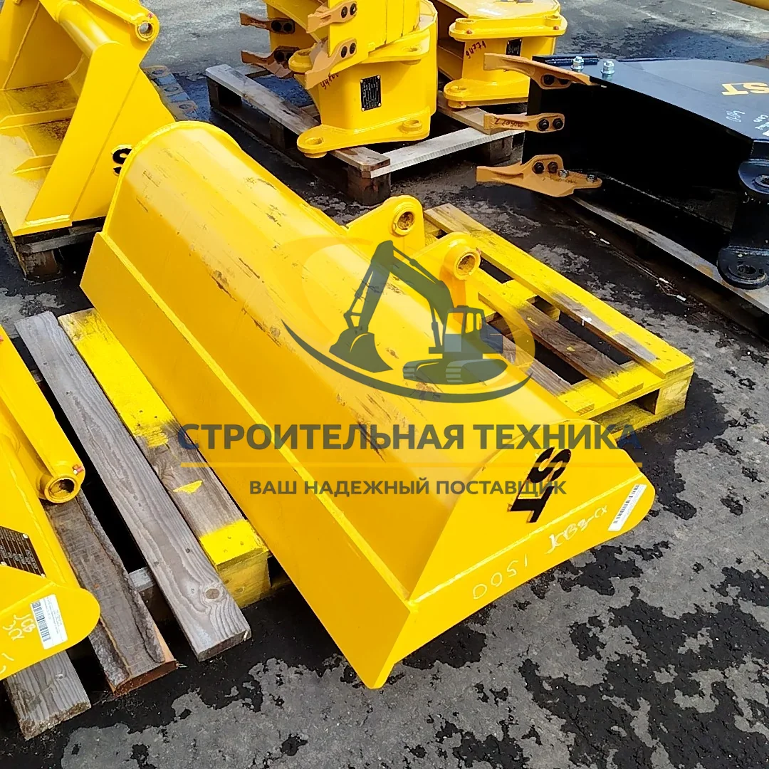 ST00236 — Ковш планировочный для JCB 3CX  ширина 1500мм.(0,26m3) со втулкой (палец 44,5) (ST1)