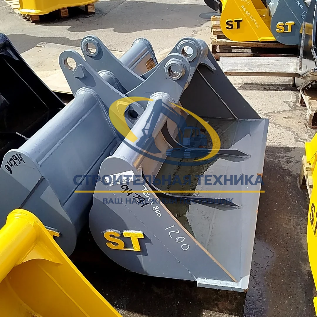 ST00254 — Ковш планировочный для Terex 820-860, ширина 1200мм. (0,21м3) (ST1)