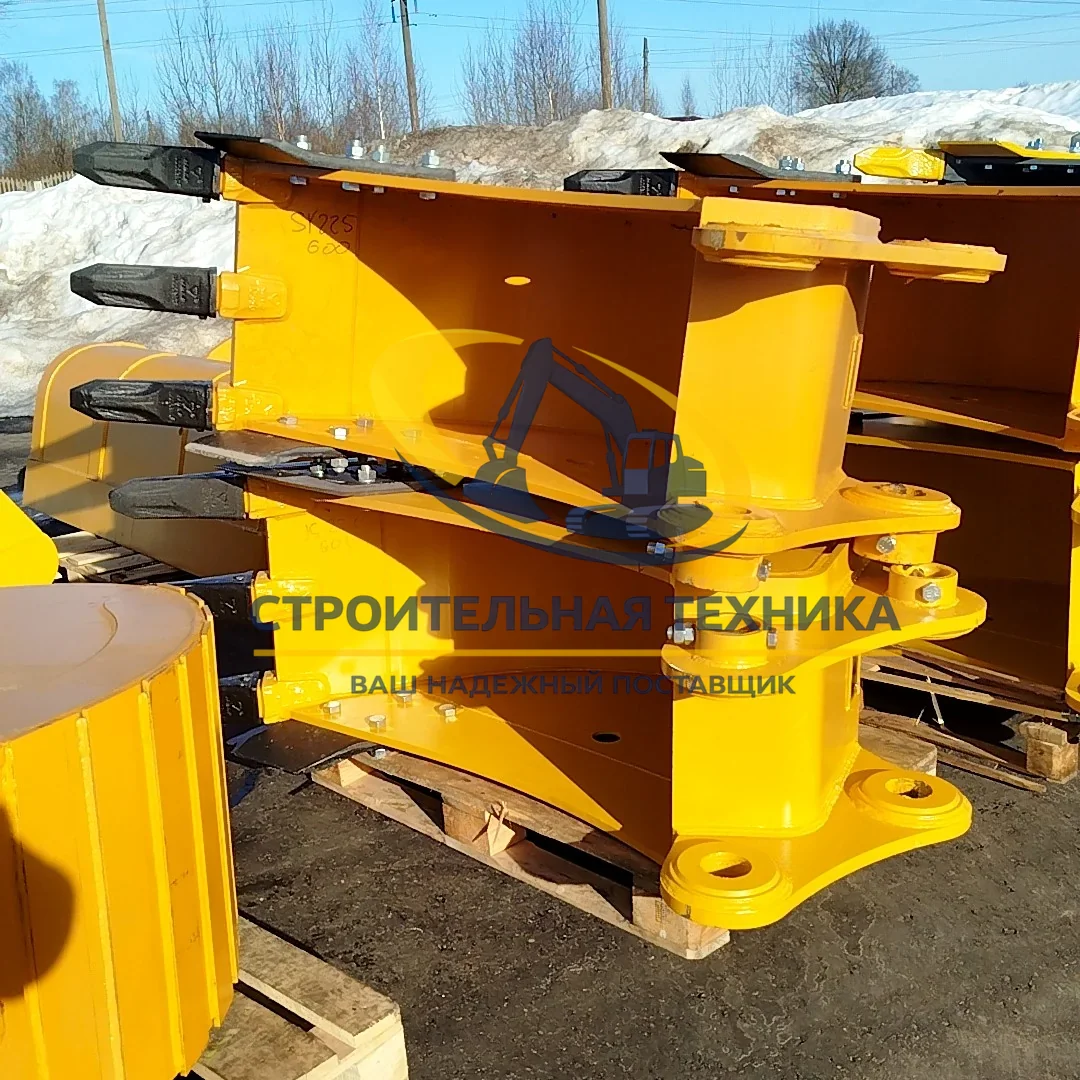 ST30995 — Ковш траншейный для JSB220 (0,4м3) ширина 600мм,коронки скальные J350 (3шт) (ST1)