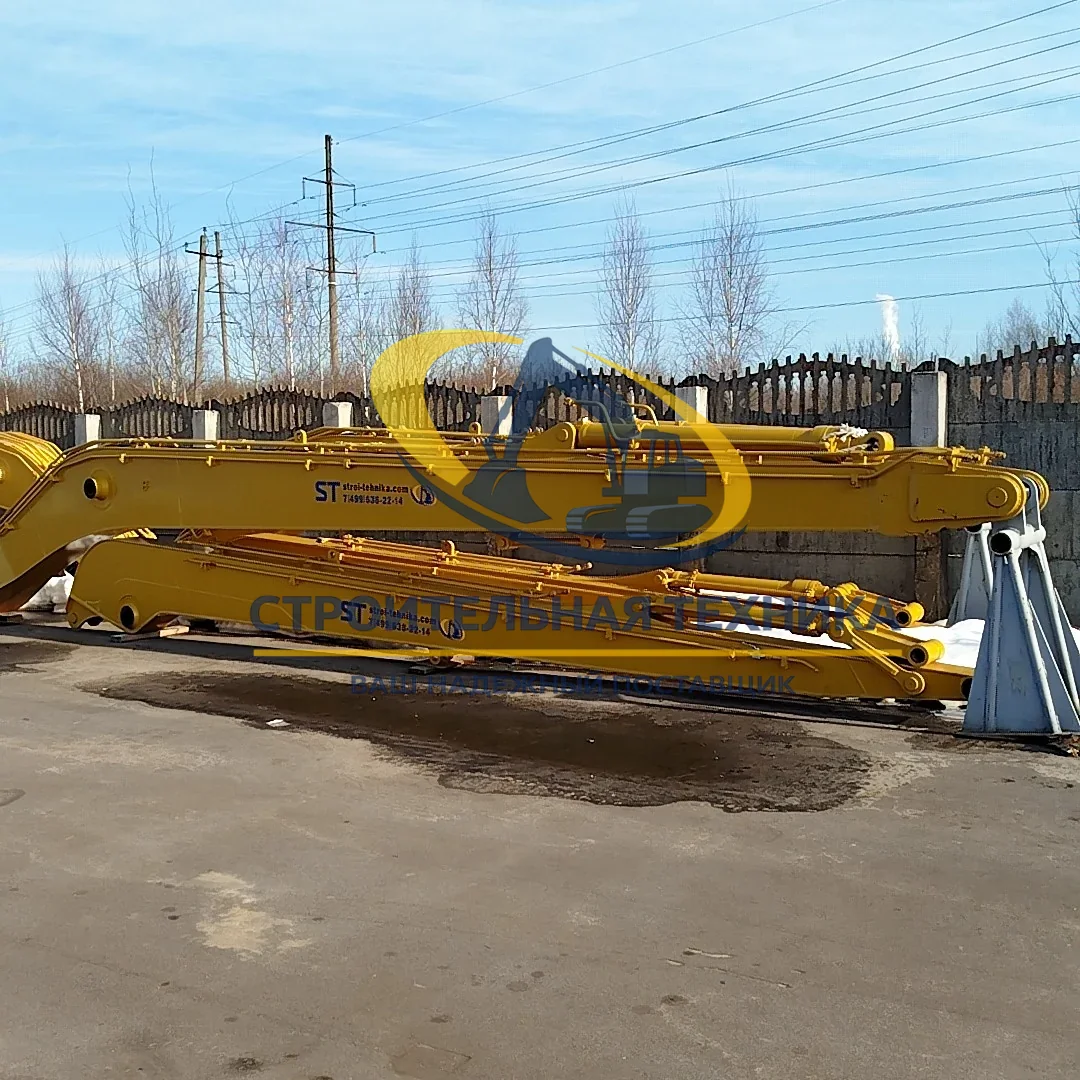 ST31179 — Комплект УРО R220: Стрела 9м, рукоять 7м+тормозной клапан, гидроцилиндр рукояти и ковша ...