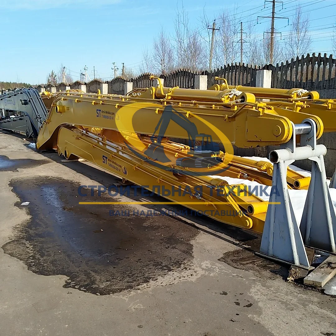 ST31180 — Комплект УРО SY215: Стрела 8,2м, рукоять 6,8м+тормозной клапан, гидроцилиндр рукояти и ковша ...