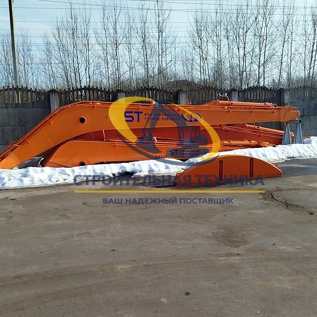 ST00320 — Комплект УРО ZX330-3: Стрела 10м, рукоять 8м+тормозной клапан, гидроцилиндр рукояти и ковша ...