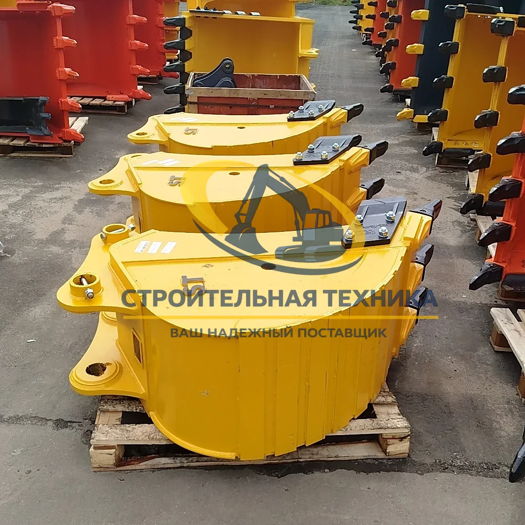 ST30994 — Ковш траншейный для Hyundai R250LC-7 (0,4м3) ширина 600мм,коронки скальные J350 (3шт) (ST1)