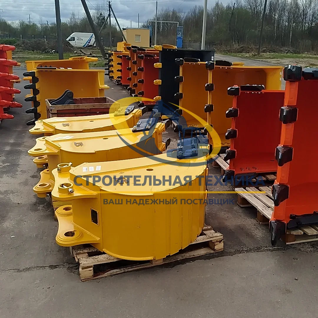 ST30996 — Ковш траншейный для Komatsu PC200-7 (0,4м3) ширина 600мм,коронки скальные J350 (3шт) (ST1)