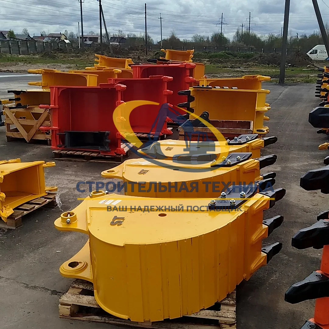 ST30998 — Ковш траншейный для SANY SY215C (0,4м3) ширина 600мм,коронки скальные J350 (3шт) (ST1)